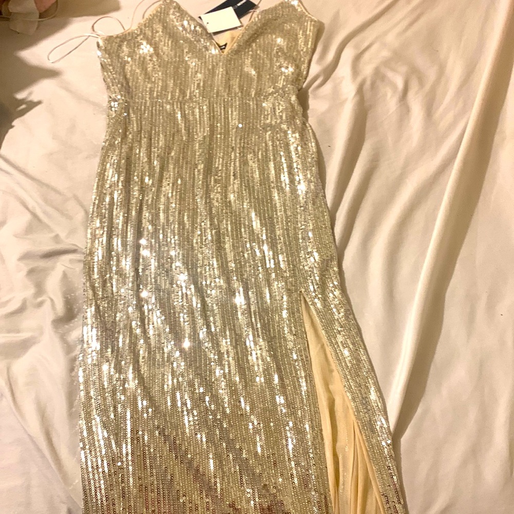 Fashion Nova Stars Do Shine Sequin Dress